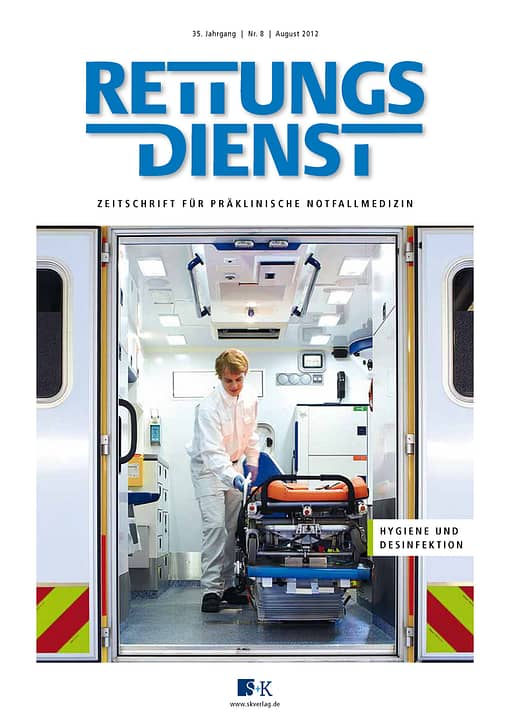 RETTUNGSDIENST 08/2012