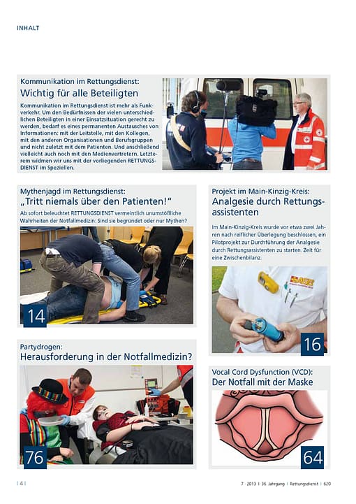 RETTUNGSDIENST 07/2013
