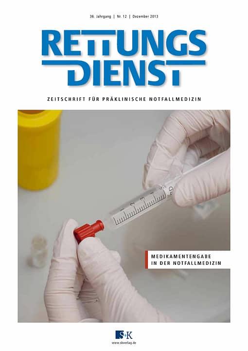 RETTUNGSDIENST 12/2013