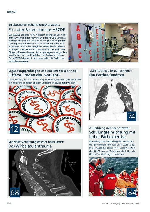 RETTUNGSDIENST 05/2014
