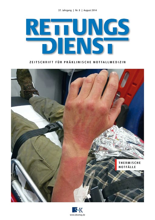 RETTUNGSDIENST 08/2014