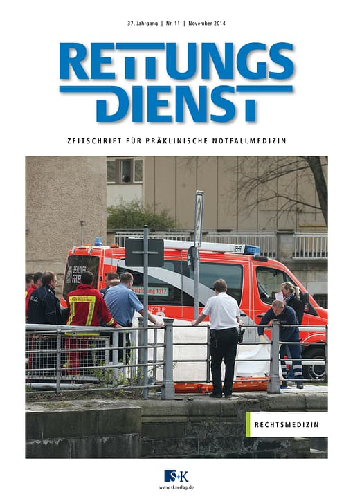 RETTUNGSDIENST 11/2014