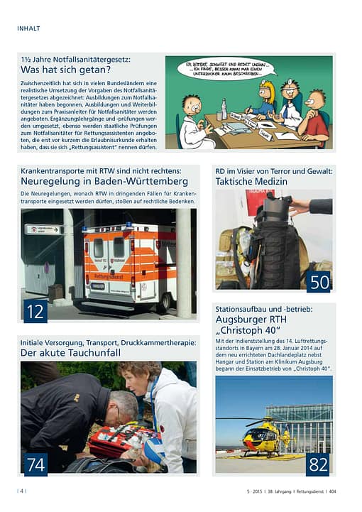 RETTUNGSDIENST 05/2015