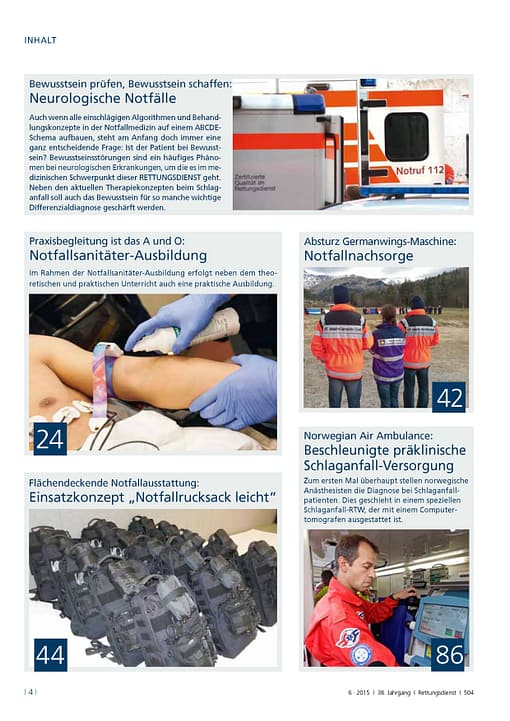 RETTUNGSDIENST 06/2015
