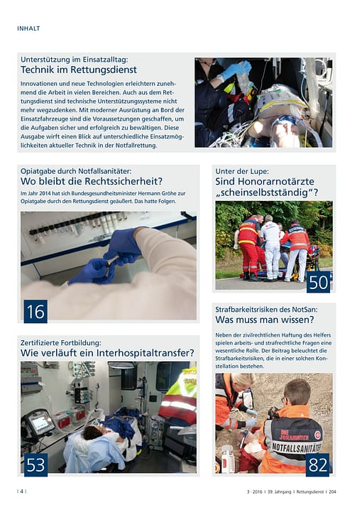 RETTUNGSDIENST 03/2016