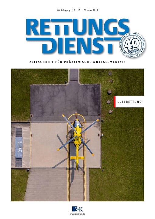 Rettungsdienst 10/2017 - Luftrettung