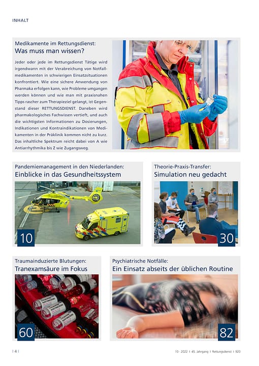 RETTUNGSDIENST 10/2022 (e-Journal)