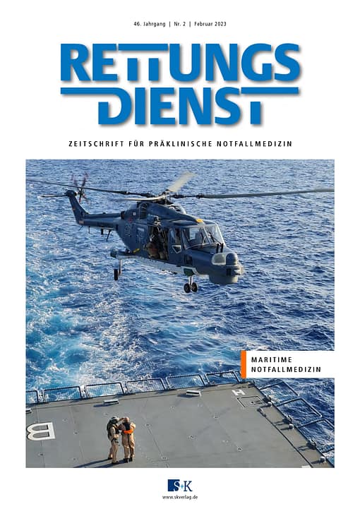 RETTUNGSDIENST 2/2023: Maritime Notfallmedizin