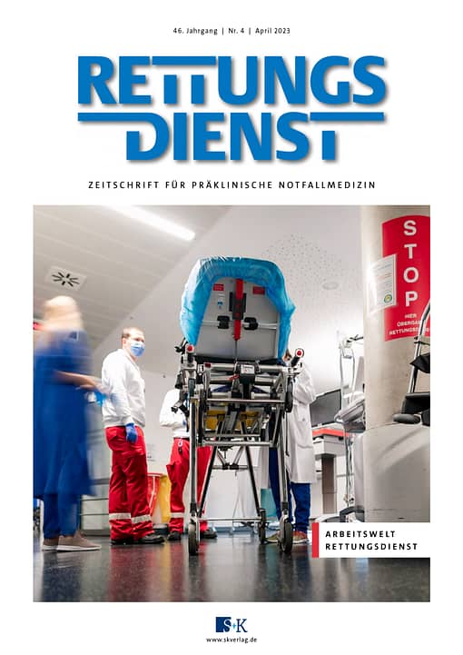 RETTUNGSDIENST 4/2023: Arbeitswelt Rettungsdienst