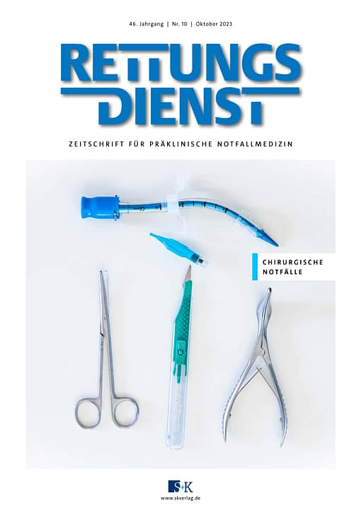 RETTUNGSDIENST 10/2023: Chirurgische Notfälle