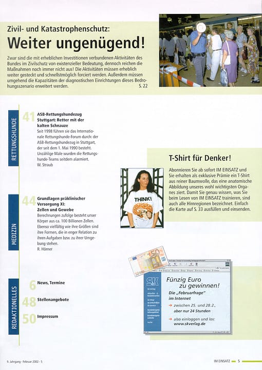 IM EINSATZ 01/2002