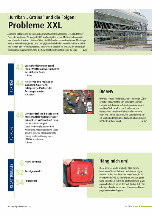 IM EINSATZ 06/2005 - Terrorismus – die Bedrohung des 21. Jahrhunderts?