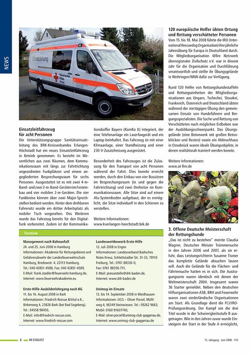 IM EINSATZ 04/2008 - Ordnung der Vielfalt