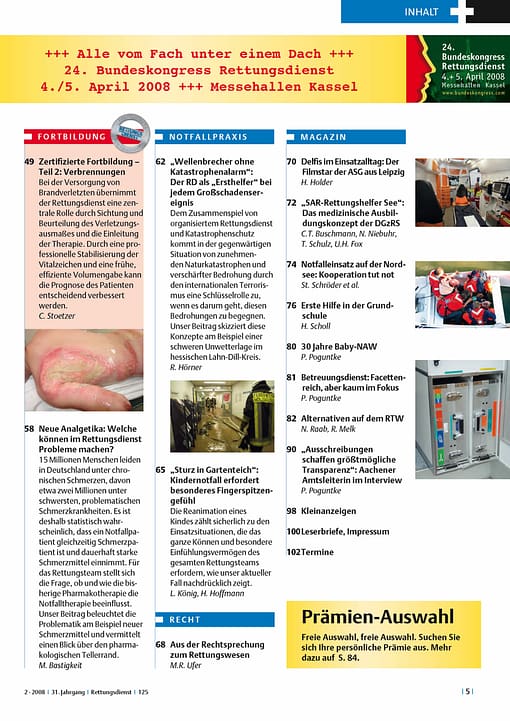 RETTUNGSDIENST 02/2008