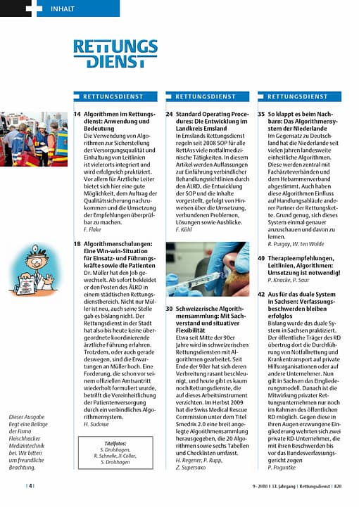 RETTUNGSDIENST 09/2010