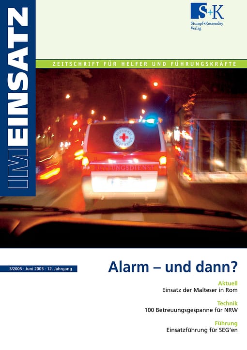 IM EINSATZ 03/2005 - Alarm – und dann?