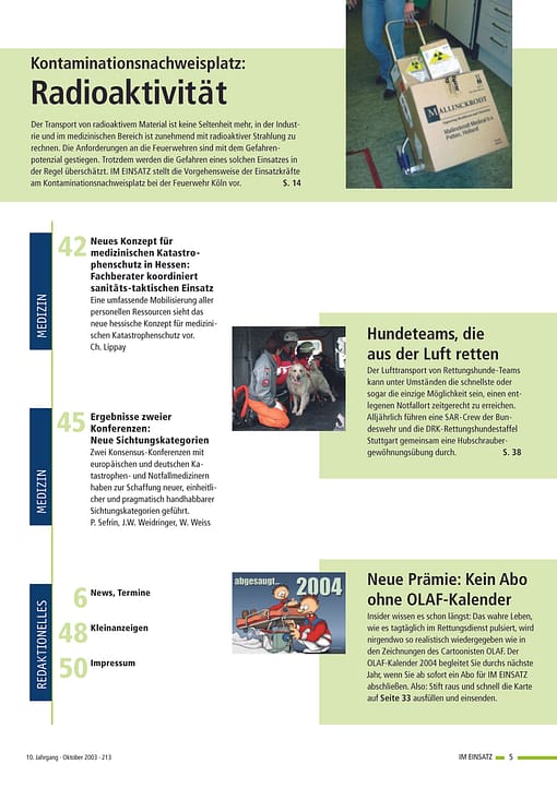 IM EINSATZ 05/2003