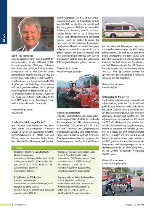 IM EINSATZ 05/2006 - Kaiserslautern, Dortmund, Hannover