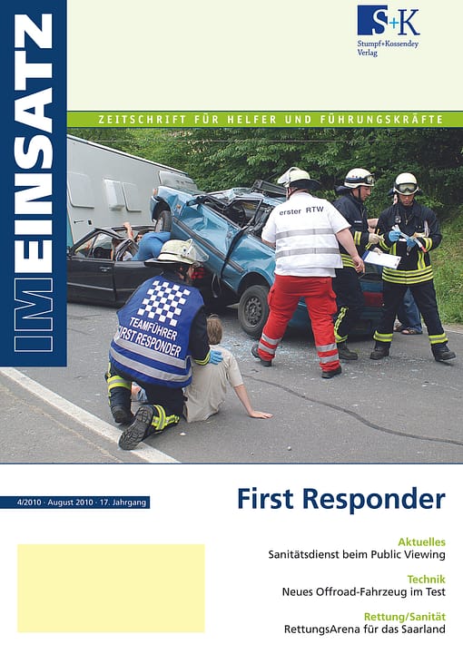 IM EINSATZ 04/2010 - Helfer vor Ort und First Responder