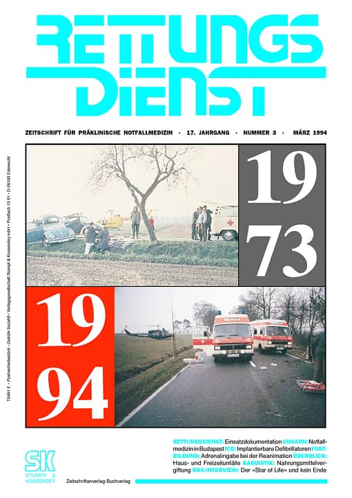 RETTUNGSDIENST 03/1994