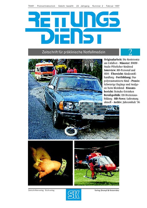 RETTUNGSDIENST 02/1997
