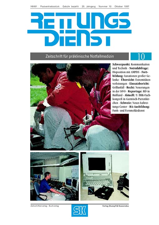 RETTUNGSDIENST 10/1997