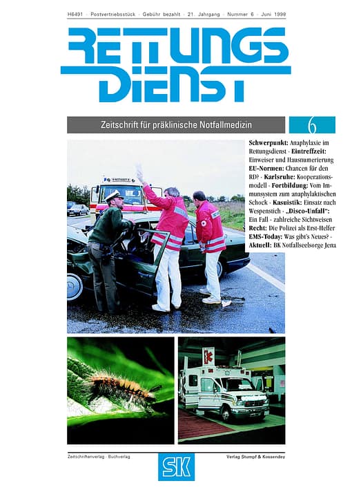 RETTUNGSDIENST 06/1998