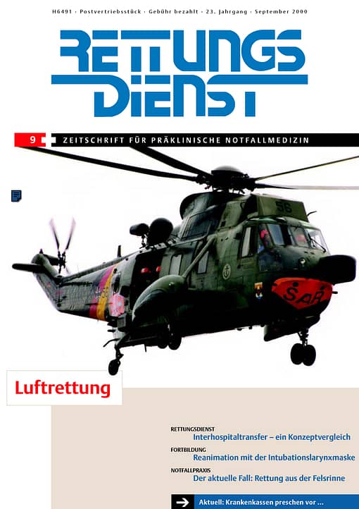 RETTUNGSDIENST 09/2000