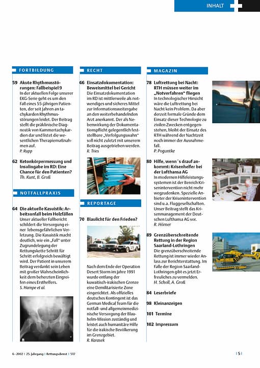 RETTUNGSDIENST 06/2002