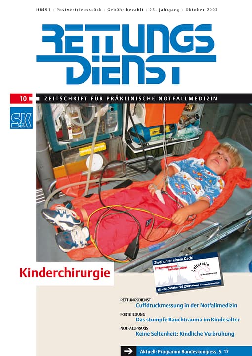RETTUNGSDIENST 10/2002