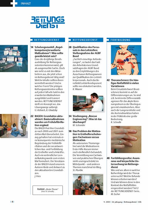 RETTUNGSDIENST 09/2003