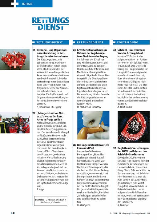 RETTUNGSDIENST 02/2004