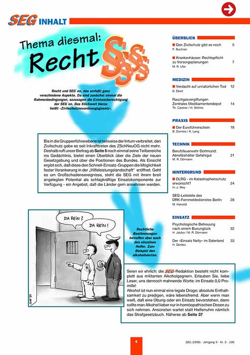 SEG MAGAZIN 06/1998