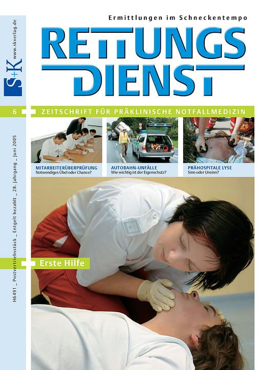 RETTUNGSDIENST 06/2005