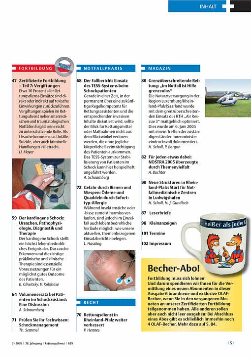 RETTUNGSDIENST 07/2005