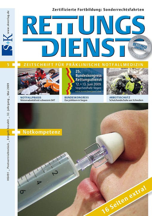 RETTUNGSDIENST 05/2009