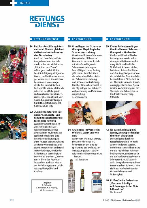 RETTUNGSDIENST 07/2009
