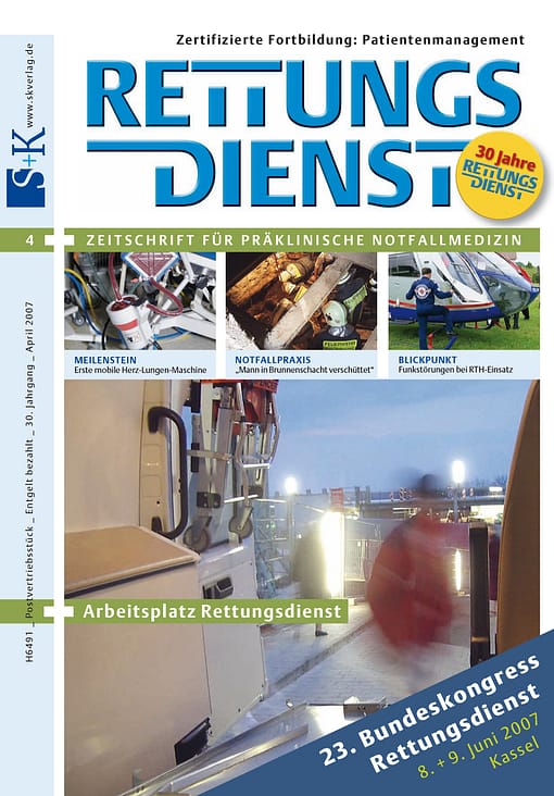 RETTUNGSDIENST 04/2007