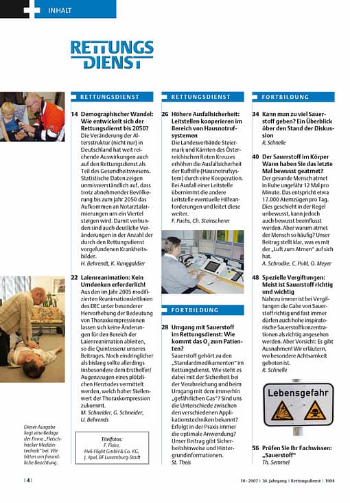 RETTUNGSDIENST 10/2007