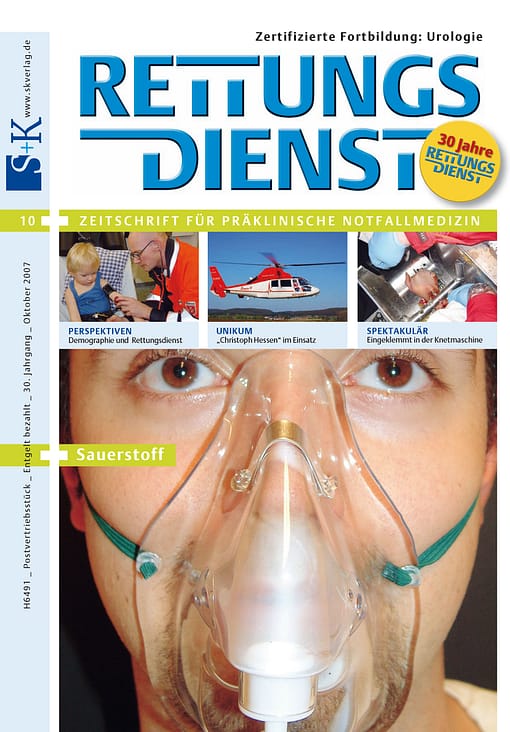 RETTUNGSDIENST 10/2007