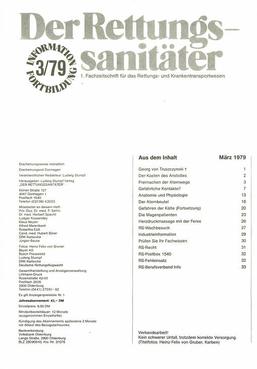 Der RettungssanitÃ¤ter 03/1979