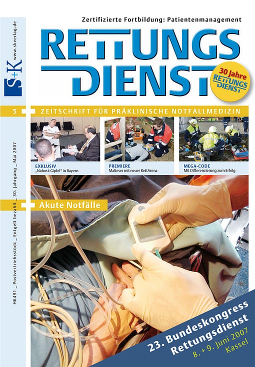 RETTUNGSDIENST 05/2007