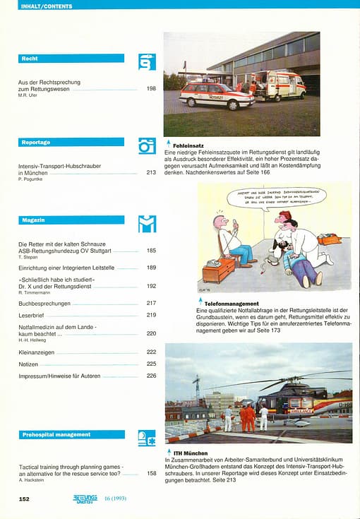 RETTUNGSDIENST 03/1993