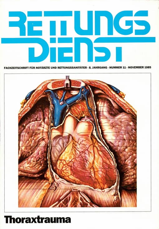 RETTUNGSDIENST 11/1985