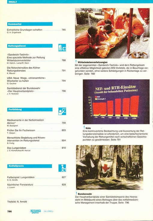 RETTUNGSDIENST 12/1991