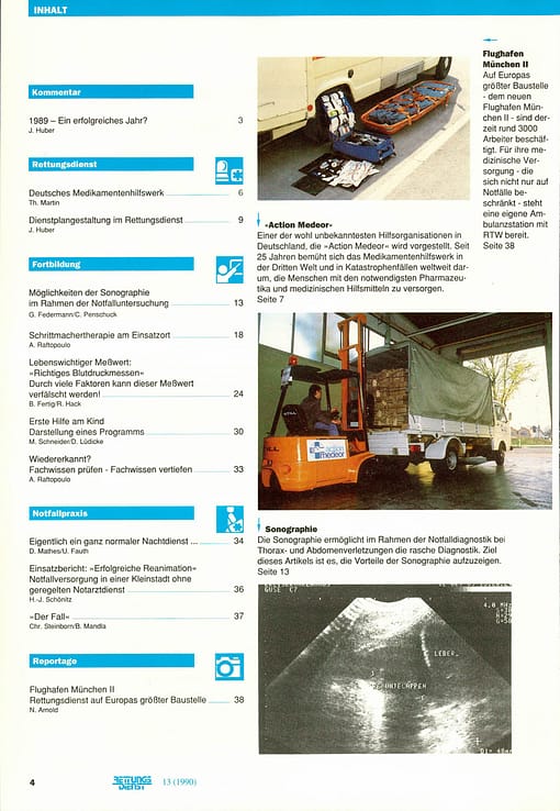 RETTUNGSDIENST 01/1990