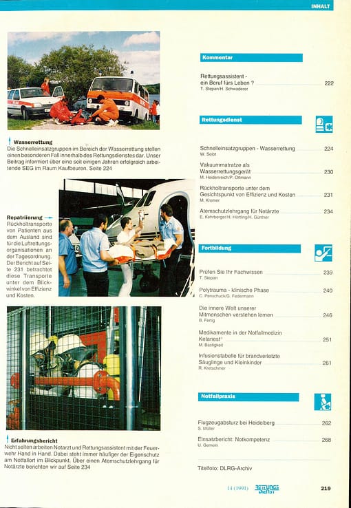 RETTUNGSDIENST 04/1992