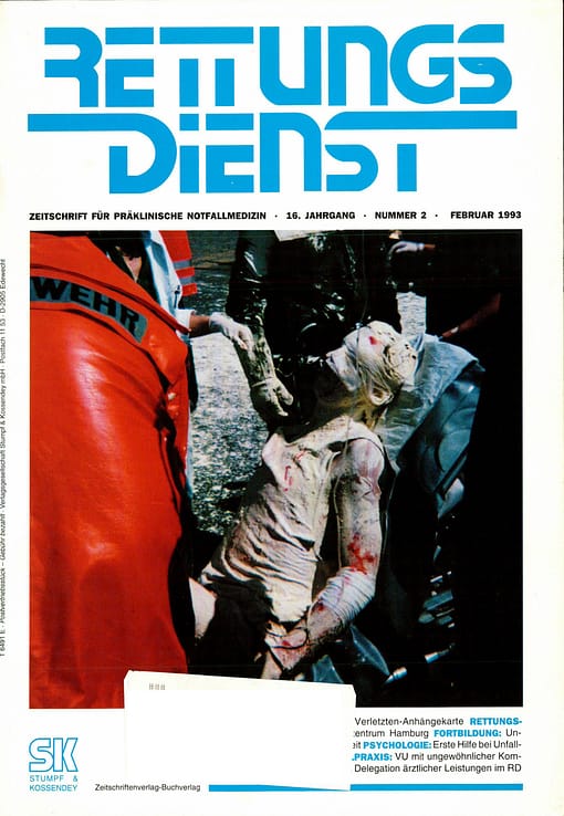 RETTUNGSDIENST 02/1993