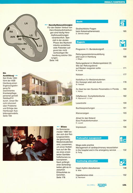 RETTUNGSDIENST 03/1991