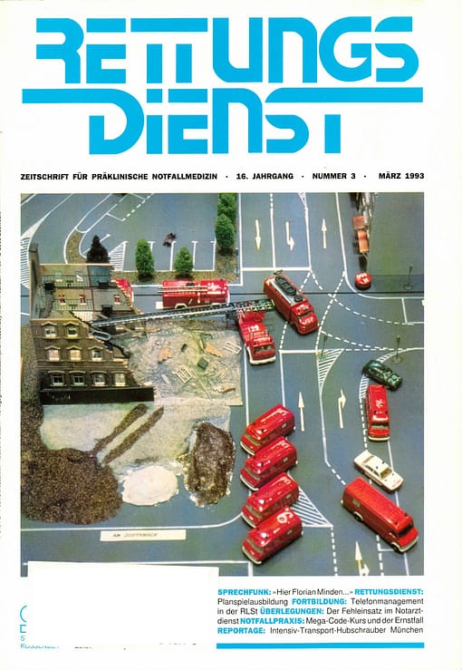 RETTUNGSDIENST 03/1993